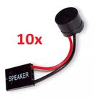 Kit 10x Speaker Alto Falante Buzzer Beep Placa Mãe Cpu Pc Desktop