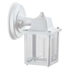 Kit 11 Arandela Parede Externo Colonial Plastico Branco - Acende A Luz