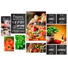 Kit 11 Placas Decorativas Pizzaria
