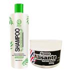 Kit 11 Shampoo Antirresíduo 1l E 9 Creme Alisante White 300g