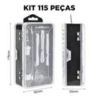 Kit 115 Em1 Multi Uso Reparo Profissional Ferramentas