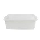 Kit 12 bandeja plastica branca açougue carnes frigorifico multiuso 25,0 l - sem tampa rischioto