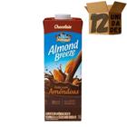 Kit 12 Bebida Vegetal De Amêndoas Sabor Chocolate Almond Breeze 1l