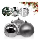 Kit 12 Bolinha De Natal 5cm Enfeite Arvore Natalino Cores