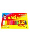 Kit 12 Caixas Massinha De Modelar 12 Cores Magix 130grs