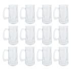 Kit 12 Caneca Copo De Chopp 400ml Cerveja Chopp Gelado Clássica Churrasco Boteco Bar Zero Grau Resistente