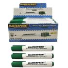 Kit 12 Canetas Pincel Quadro Branco Masterprint Verde