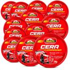 Kit 12 Ceras Pasta Automotiva Tradicional com Carnaúba 200g Proauto