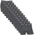 Kit 12 Cueca Boxer Masculino Polo Wear Microfibra Confortavel