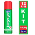 Kit 12 Desodorante Antisséptico Aerossol Pés Tenys Pé 150ml - Baruel