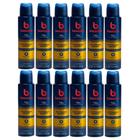 Kit 12 Desodorante Bozzano Extreme Aerosol Antitranspirante 72h 150ml