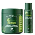 kit 12 Ervas Máscara 500g E Shampoo 12 Ervas 300ml Trihair