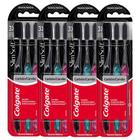 Kit 12 Escovas Dental Colgate Slim Soft Black