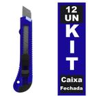 Kit 12 Estiletes de Plástico c Trava Segurança Sortidos 18mm