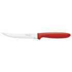 Kit 12 Faca Churrasco Tramontina Ipanema Inox Vermelho 5"