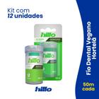 Kit 12 Fio Dental Hortelã Vegano 50m Hillo na FABRICA Econômico