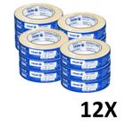 Kit 12 Fita Crepe Uso Geral Pintura 18mmX50m Tigre