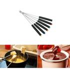 Kit 12 Garfo Espeto Para Fondue 23cm Chocolate Frutas Carne.