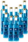 Kit 12 garrafas coquetel alcoólico pinga azul original drink blue sweet 275ml