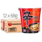 Kit 12 Lamen Coreano Shin Copo Shin Ramyun Cup Noodle 68G - NONGSHIM