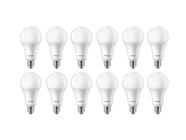 Kit 12 Lâmpadas LED E27 Bulbo Philips Luz Fria 25W - Fria