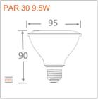 Kit 12 Lampadas Led Par30 9,5W 3000K 900Lm Biv G4 - Osram