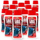 Kit 12 Lava Autos Shampoo com Cera Carnaúba Super Brilho Proauto 500ml