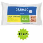 Kit 12 Lenços Umedecido Granado Toalha Tradicional Bebe Neutro com 50 unidades