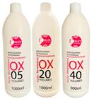 Kit 12 Ox Loção Reveladora 05, 20, 40 Volumes 900ml Juzy