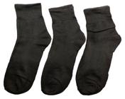 Kit 12 Pares Meias Masculina Longo Cano Alto preto