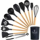 Kit 12 Pçs Conjunto Utensílios Cozinha Silicone Top Completo