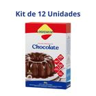 Kit 12 po para preparo de bolo zero acucar chocolate lowcucar 150g