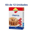 Kit 12 po preparo de bolo de churros zero acucar lowcucar 150g