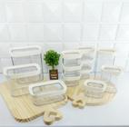 Kit 12 Potes Herméticos para Mantimentos e Temperos em policarbonato