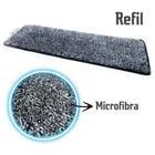 Kit 12 Refil Para Flat Mop Microfibra Lavável Troca Fácil