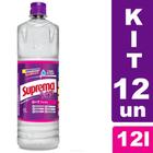Kit 12 Removedor Multiuso Suprema 6 em 1 Florata 1L
