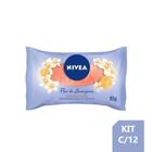 Kit 12 Sabonetes Barra Hidratante Nivea Flor Laranjeira 85g