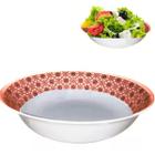 Kit 12 Saladeiras Tigela 1000ml Bowl Melamina Vermelho 1L - Sk