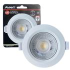 Kit 12 Spot Led Redondo Embutir 5w Branco Neutro 4000k Morno