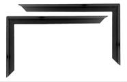 Kit 12 Suporte Mão Francesa Reforçada 50Cm Preto