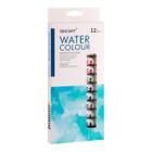 Kit 12 tinta aquarela colour sinoart 12ml