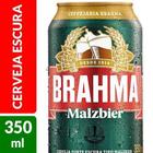 Kit 12 Uni. Cerveja Brahma Malzbier Lata 350Ml