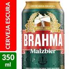 Kit 12 Uni. Cerveja Brahma Malzbier Lata 350Ml