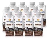 Kit 12 Whey Protein Zero Lactose Piracanjuba 250ml - Cacau