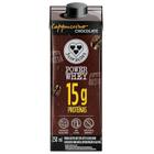 Kit 12Un Power Whey Cappuccino Chocolate 3 Corações 250Ml