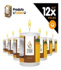 Kit 12x Vela Aromática Vela Perfumada 60g - Coco