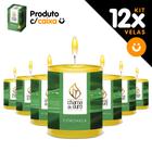 Kit 12x Vela Repelente Natural Citronela 60g Repele Moscas