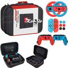 Kit 13 em 1 P/ Nintendo Switch C/ Bolsa+Case+Volante+Grips