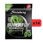 Kit 14 Encordoamento Strinberg Para Guitarra GS09 - 6 Cordas