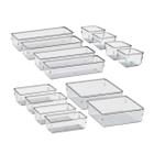 Kit 14 Organizador Multiuso Modular Gavetas Acrílico Maquiagem Cozinha Quarto